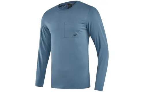 Skechers T Shirts Men's Copenhagen Blue Crew Neck Moderate Straight Fit