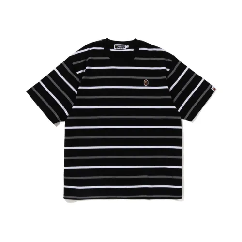Bape Ape Head One Point Stripe Tee