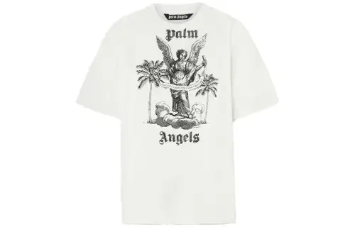 Palm Angels University logo-print T-shirt