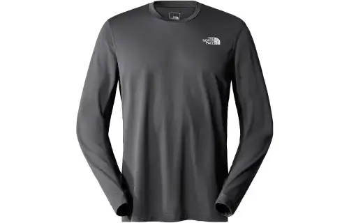 THE NORTH FACE T Shirts Men's Gray Crew Neck Moderate Straight Fit