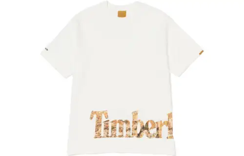 Timberland FW23+81 3 T Shirts Unisex White Crew Neck Moderate Straight Fit