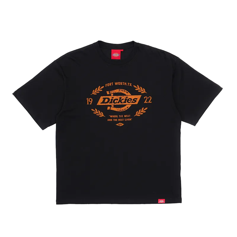 Dickies T Shirts Men's Black Crew Neck Moderate Other