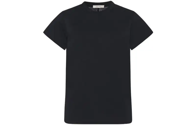 THE ROW T Shirts Men's Black Crew Neck Moderate Straight Fit