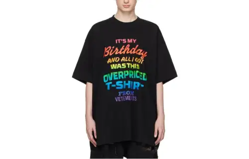 Vetements Overpriced Birthday T Shirt