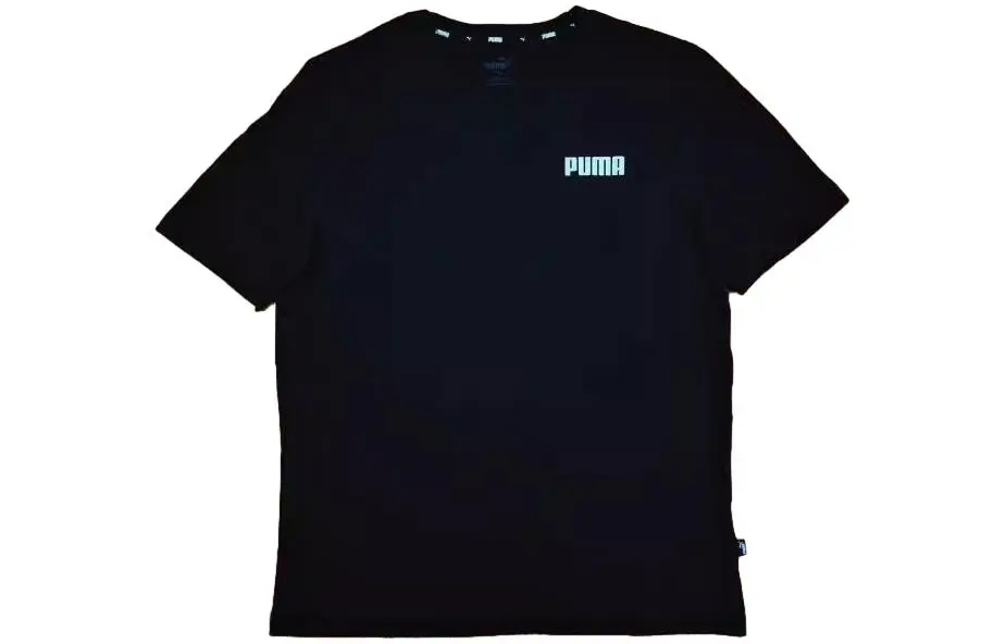 PUMA Set-in Sleeve T-Shirt Men's Black