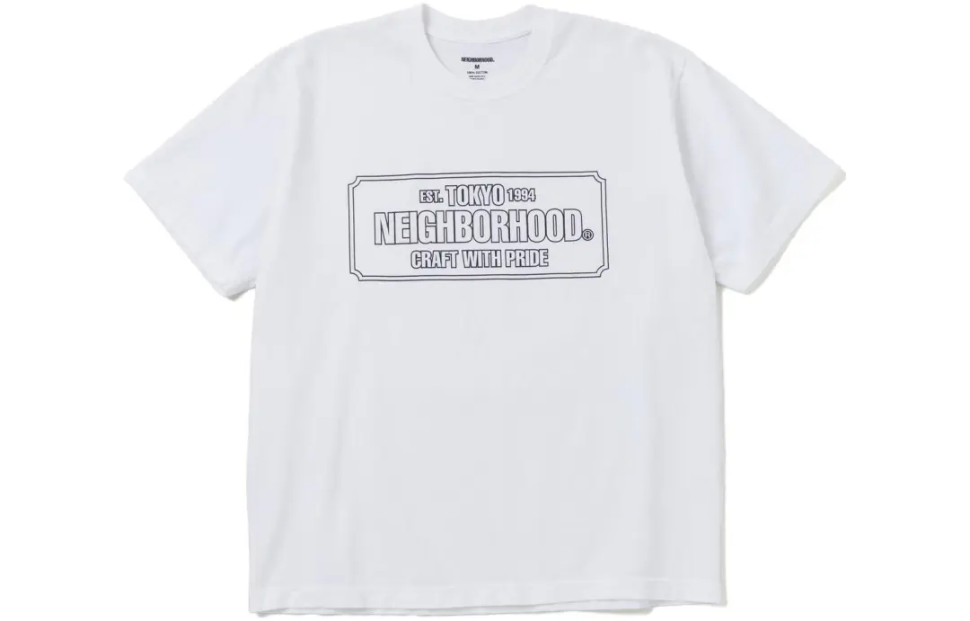 NEIGHBORHOOD Logo print Cotton T shirt
