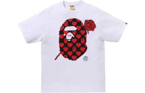 Bape Valentine Ape Head Tee