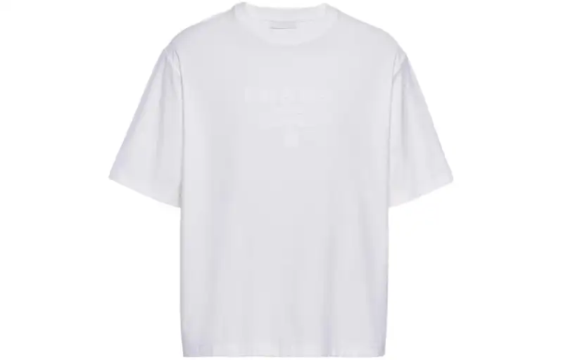 PRADA Logo Detailed Crewneck T Shirt