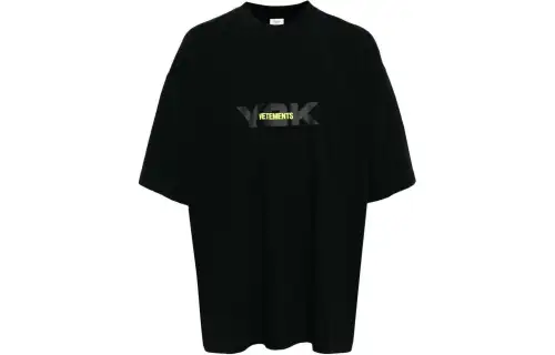 Vetements Logo Printed Crewneck T-Shirt