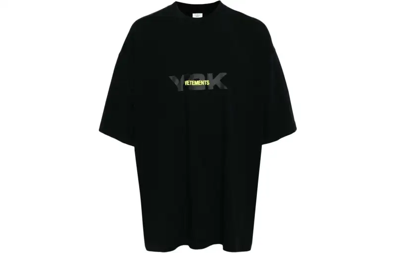 Vetements Logo Printed Crewneck T-Shirt
