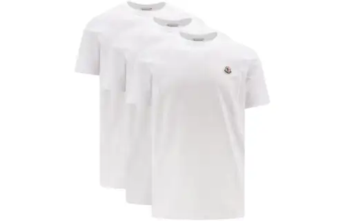 Moncler logo-appliqué T-shirts (pack of three)