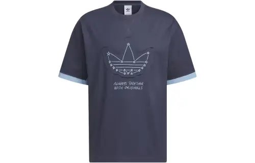 Adidas Originals T Shirt Unisex Navy Blue