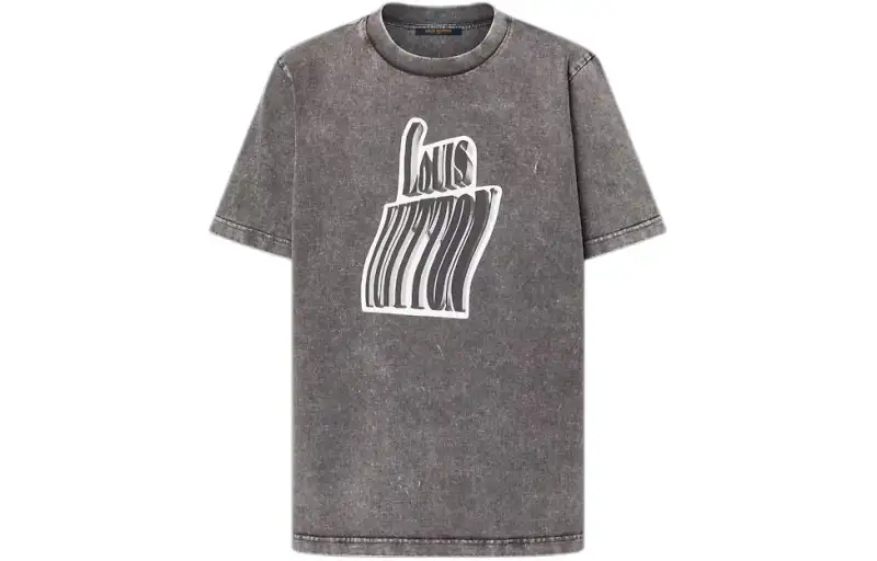 LOUIS VUITTON Graphic Lv Signature T Shirt