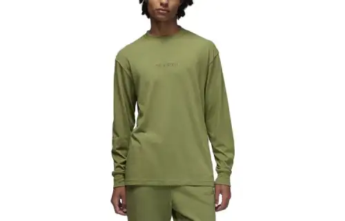 Jordan Wordmark T Shirt Men's Light Olive