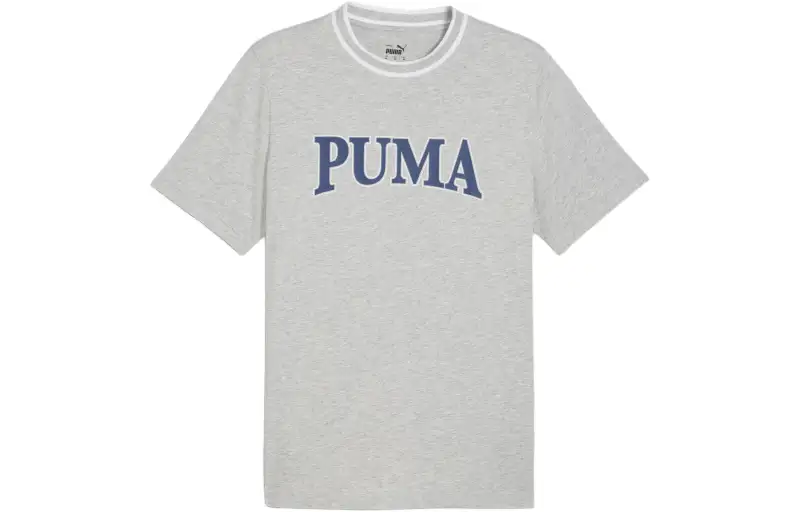 PUMA SQUAD Men's Graphic Tee T Shirt Men's Gray