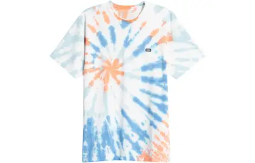 Vans T Shirts Men's White Crew Neck Moderate Straight Fit