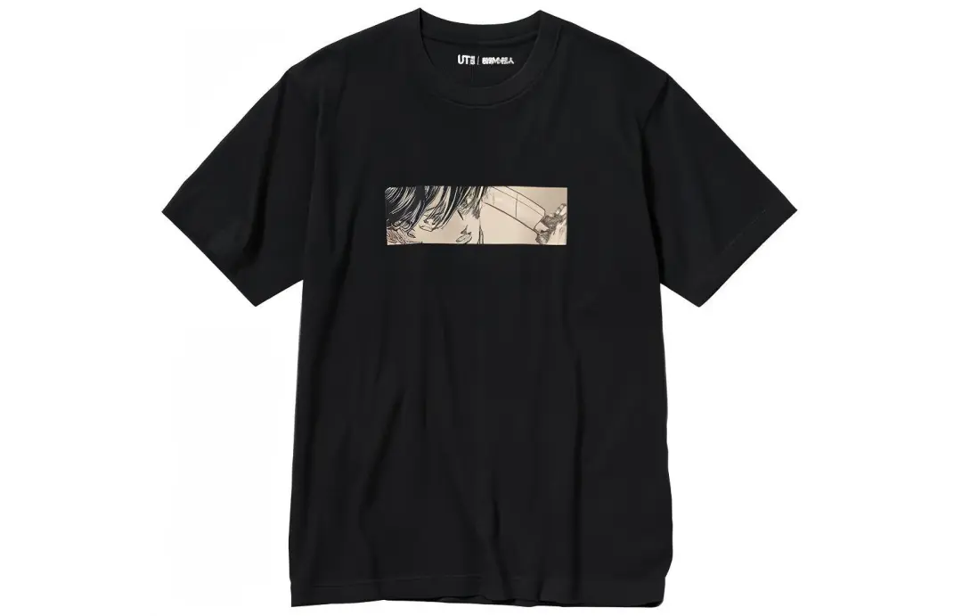 UNIQLO X Attack On Titan T Shirt Unisex Black