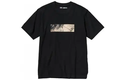 UNIQLO X Attack On Titan T Shirt Unisex Black