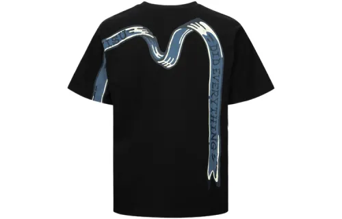 EVISU T Shirts Men's Crew Neck Moderate Straight Fit