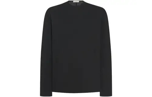THE ROW T Shirts Men's Black Crew Neck Moderate Straight Fit