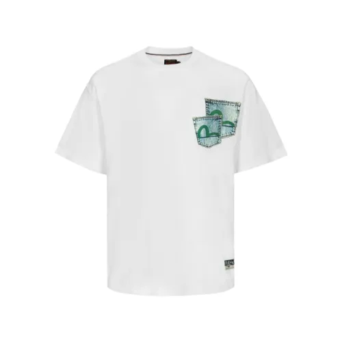 EVISU T Shirts Men's Crew Neck Moderate Straight Fit
