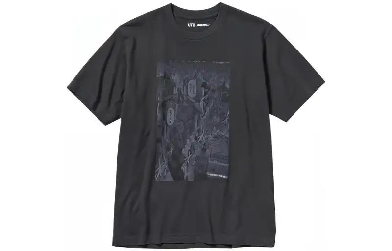 UNIQLO Short Sleeved T Shirts Unisex Dark Gray