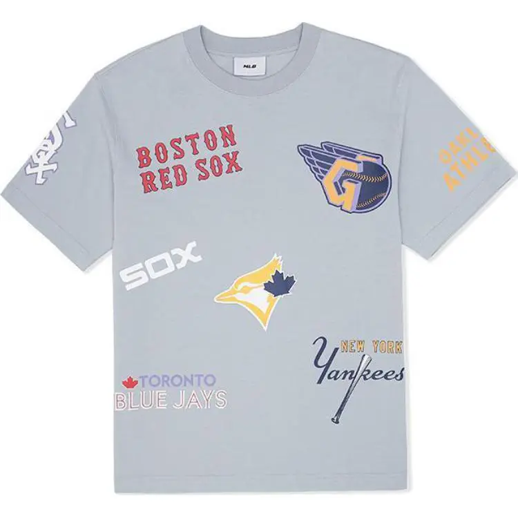 MLB T-Shirts Unisex Crew Neck Moderate Straight Fit