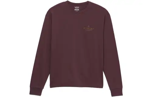 Vans T Shirts Unisex Dark Red Crew Neck Moderate Other