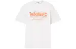 Timberland T Shirts Men's White Crew Neck Moderate Straight Fit
