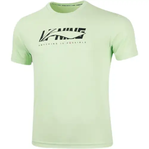 Li Ning T Shirts Unisex Crew Neck Moderate Straight Fit