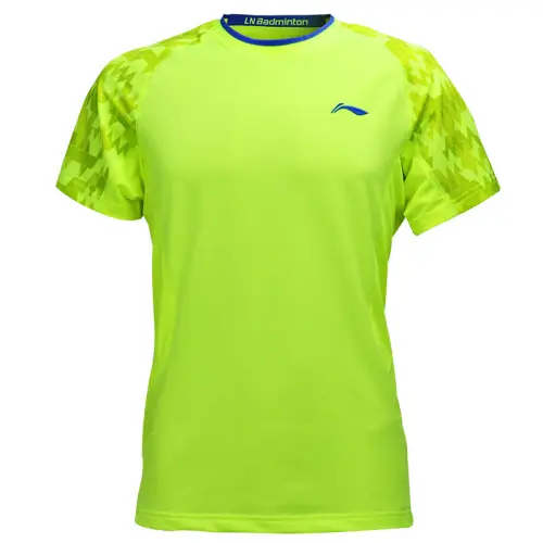 Li Ning Badminton Collection T Shirt Men's Neon Yellow