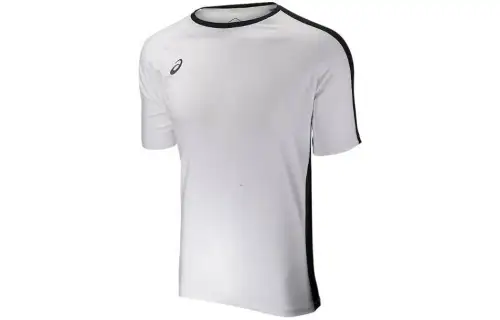 Asics Resolution Short Sleeve Crew T Shirt Men's White