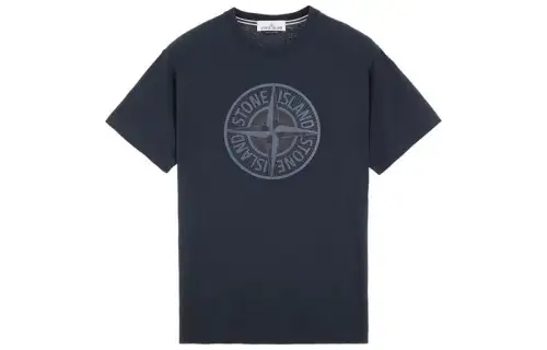 STONE ISLAND Compass-print Cotton T-shirt