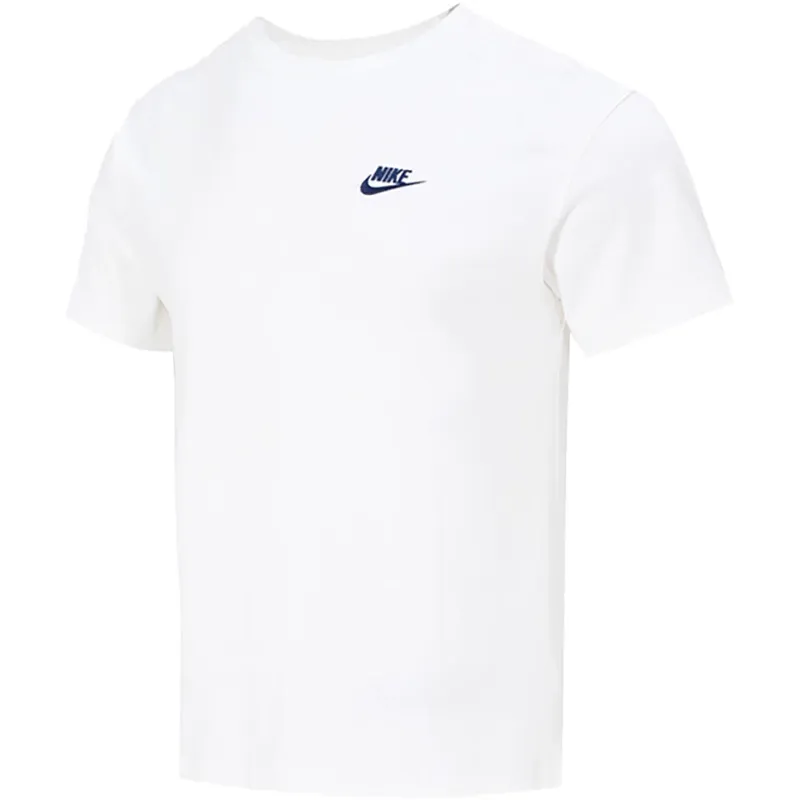 Nike T-Shirts Men's White Crew Neck Moderate