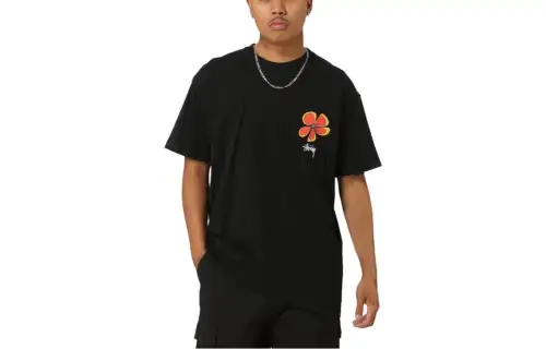 Stussy T Shirts Unisex Crew Neck Moderate Straight Fit
