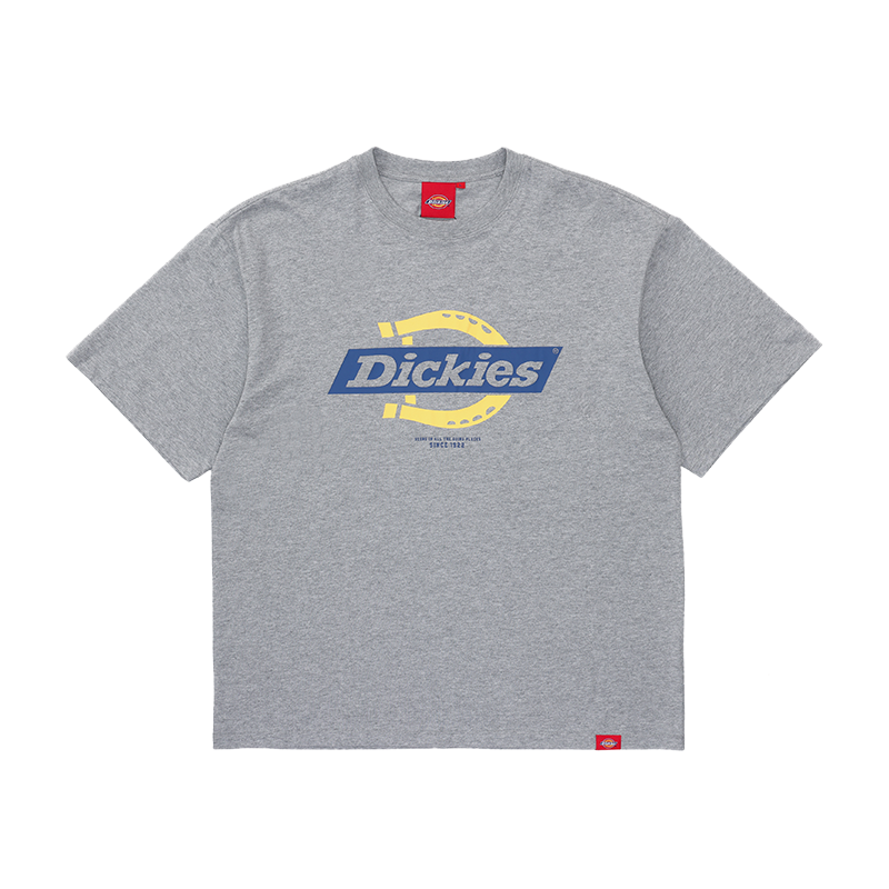 Dickies T Shirts Men's Gray Crew Neck Moderate