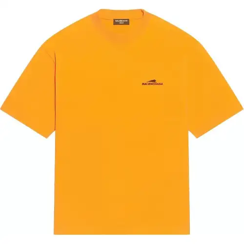 Balenciaga T Shirt Men's Regular Fit Orange