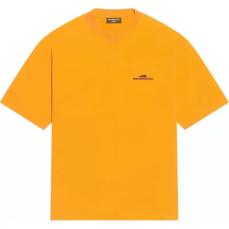 Balenciaga T Shirt Men's Regular Fit Orange