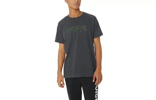 Asics HEX GRAPHIC COTTON BLEND SS TEE T Shirt Men's Performance Black
