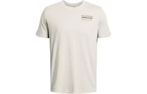 Under Armour UA Reaching Peak T Shirt Men's Ecru
