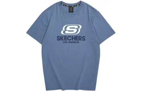 Skechers T Shirt Unisex Crown Blue