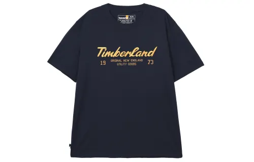 Timberland T Shirts Men's Dark Sapphire Crew Neck Moderate Straight Fit