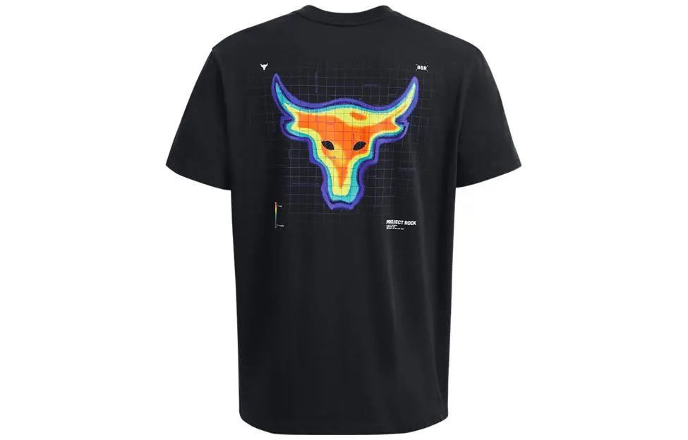 Under Armour Project Rock T Shirt Men's Black
