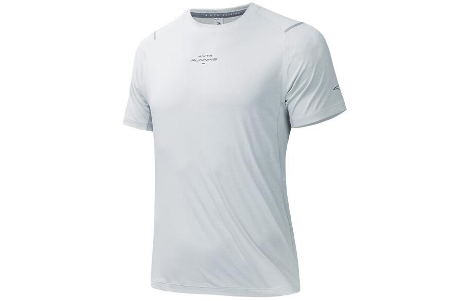 Anta Running Collection Running T Shirt Men’s Salt Crystal Gray