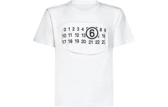 MM6 Maison Margiela Short Sleeved Crewneck T Shirt