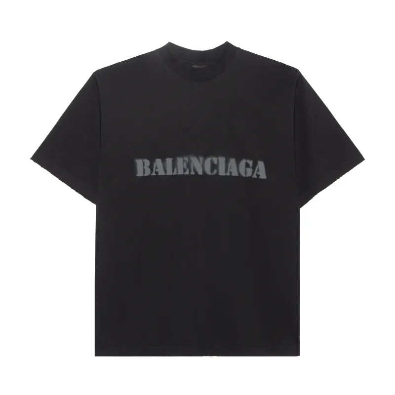 Balenciaga Stencil Type T Shirt Medium Fit