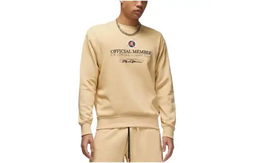Jordan Flight Mvp Lightweight Fleece Crew Neck Sweatshirt