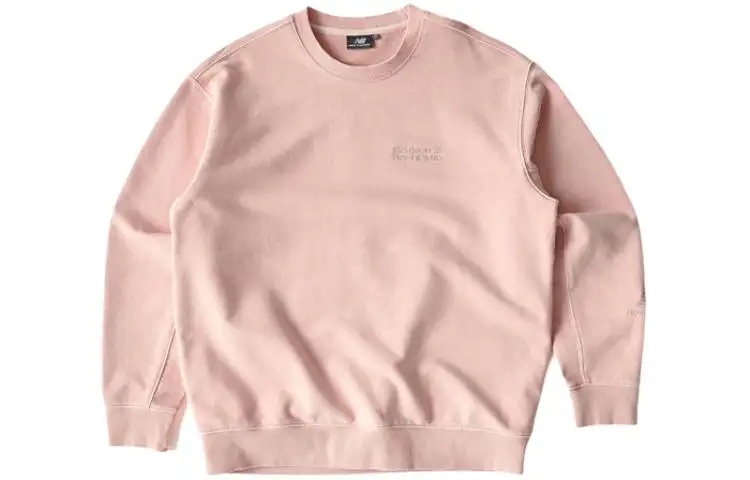New Balance T Shirts Men's Pink Crew Neck Moderate Other