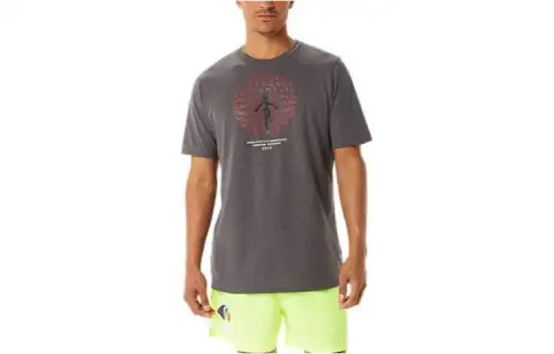 Asics Graphic Short Sleeve Wch T Shirt Men's Dark Gray
