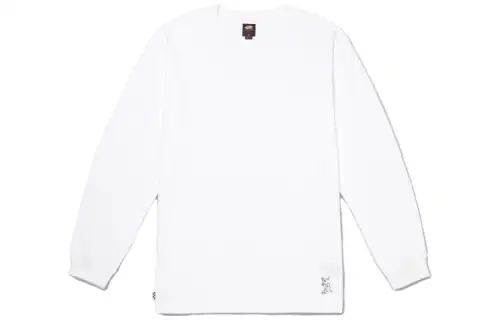 Vans T Shirts Men's White Crew Neck Moderate Straight Fit